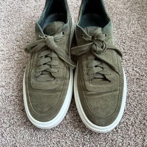 Good Man Brand Olive Green Suede Sneakers